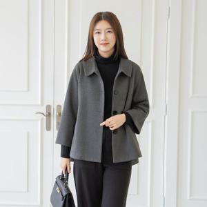 엄마옷 마담4060 클래씨마담 둥근카라숏울자켓 중년여성 데일리 -ZJK2511006-