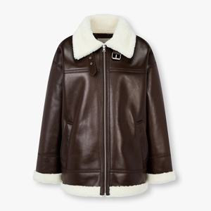 [보브]신세틱 레더 하프 무스탕 (7155475005)