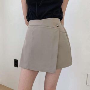 [다잇템]여성 치마 베이직 백밴딩 쁘띠 랩 치마