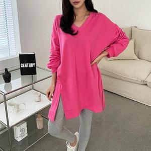 빅사이즈 503 브이넥트임언발롱티 DILG319