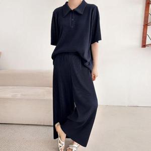 빅사이즈 505 코발트주름투피스세트 DBSU557