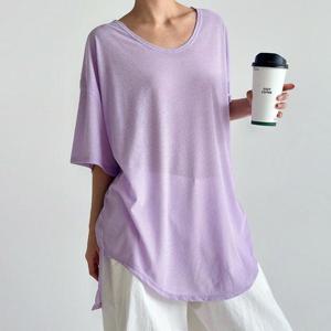 빅사이즈 506 소중라인트임니트반팔티 DMAU443