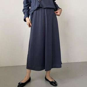 빅사이즈 509 우아한무지플레어스커트 DBAV077