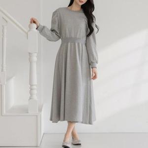 빅사이즈 509 핀턱숄더베이직원피스 DYYV315