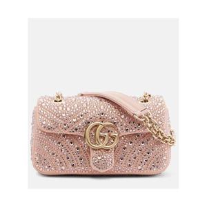 구찌 GG Marmont 스몰 레더 숄더 백 P01117993