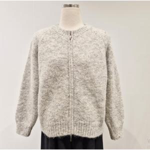 [비지트인뉴욕]라운드 집업 니트 가디건 VBCGD60