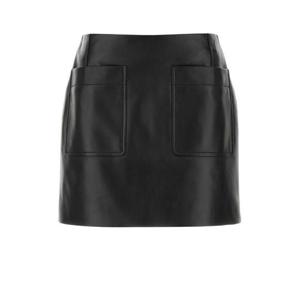 보테가베네타 숏 스커트 844002V5BX0 1000 BLACK