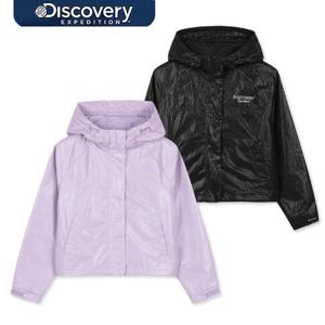 [디스커버리키즈] DKTR72056 여아 윈터 글로시 우븐 후드 자켓