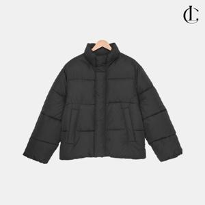엘케이트 여성 겨울 미니멀 베이직 캐주얼 오버핏 웰론 웜업 푸퍼 숏패딩 LHZ018