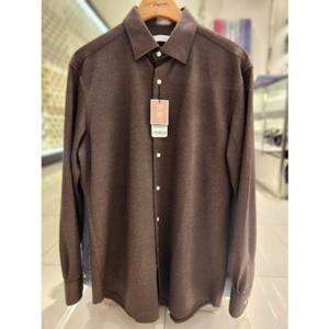 듀퐁셔츠 일반핏 긴팔 SE5FM11LS505SBW 수입 울 남방 남자 선물