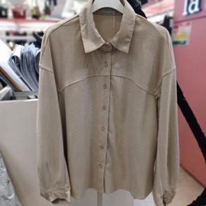 Destijl HC06 루즈핏 팔뚝품편한 잔골지 코듀로이 남방형 셔츠블라우스 D2543bl01b