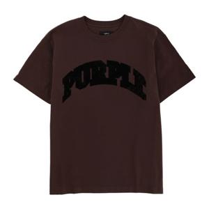 퍼플 브랜드 로고 크루넥 반팔 티셔츠 P117 HBFP126BLACK