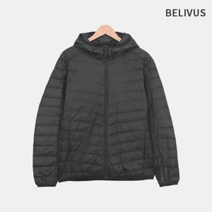 빌리버스 남자 울트라 라이트 덕다운 고프코어 후드 경량패딩 BRG041