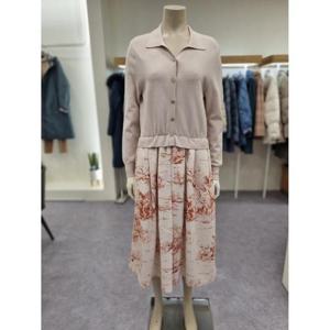 벨리시앙 세이브존07 니트 플레어 원피스 OP2103