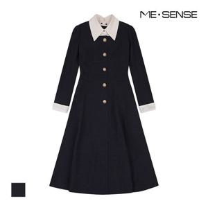 [미센스]MARIO카라배색 롱원피스_MB42OPM181G