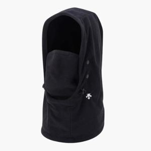 데상트골프모자 JQS DP42MFWMN1-BLKG 남성 플리스 후드 워머 BLACK