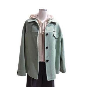 [쥬크]캐시미어 블렌디드 하프 코트     Z254MSG542