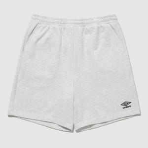 엄브로반바지 LQC UQ123CHP19-WMG 에센셜 스웨트 4.5부 반바지 / WHITE MELANGE