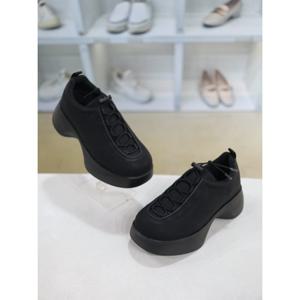 [코디엘루]모던 캐주얼 밴딩 통굽 로퍼 스니커즈 6cm CDMD501095