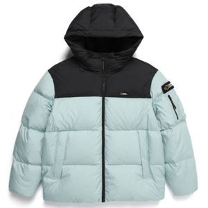 [내셔널지오그래픽 (행사)]골든몰 숏기장 구스 후디 다운 점퍼 N234UDW120