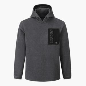 데상트골프티셔츠 GQC DP42MFTLO9-CHAG 남성 워머넥 플리스 후드 티셔츠 / Charcoal