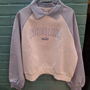 애플핑크 HC35 라글란 배색 크랍티 APK8T508 GST