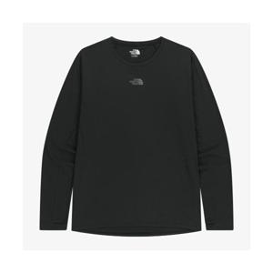 노스페이스 NT7TR55J 화이트라벨 스텝업 긴팔 라운드티 BLACK 255385