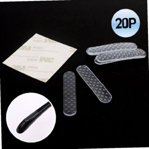 가정 사무실 실리콘 논슬립 옷걸이 고정 패드 20p