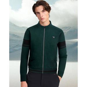 닥스 골프 25FW PREMIUM 그린 방풍 니트 풀집업 DGSW5D781E3