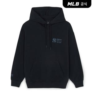 [MLB공식] 26SS 공용 엠트릿 스몰레터 메가오버핏 후드티 NY (Black) 3AHDB0261-50BKS