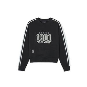 MLB 여성 스포티브 바시티 트랙 크롭 맨투맨 HH 3FMTV3141 43BKS