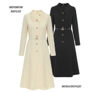 [미니멈]MD 카라넥 플레어  단아 원피스 MD MZAGWO2950 M_CJ