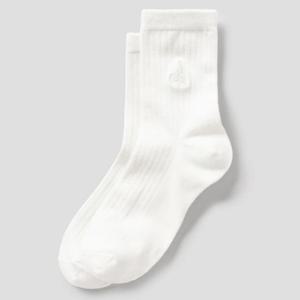 [빈폴] 남성 솔리드 중목 양말 - 화이트 BE61KTM111 026