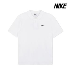 나이키 반팔티 클럽 숏슬리브 폴로 티셔츠 남성 화이트 FN3895-100