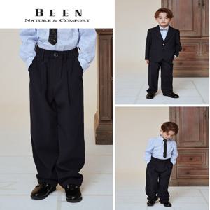 [빈BEEN]BA11PT03NV네이비 일자 주름 팬츠
