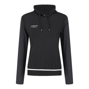 마스터바니맨투맨 KQF 421E1TR307_BK 여성 냉감 슬리브 후드 로고 티셔츠