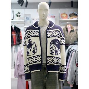 [인터크루]공용 숄카라 코위찬 집업 니트 가디건 AZITZ4WC01AA