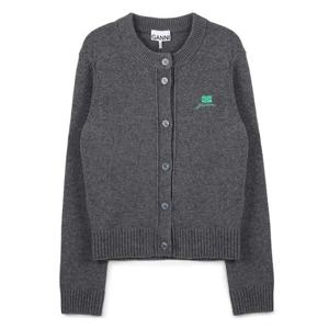 (명품) 가니 그레이 울 믹스 가디건 K2592 220