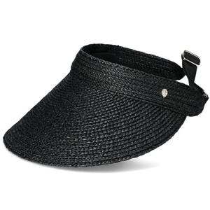 25FW 헬렌카민스키 커스틴 라피아 브레이드 바이저 썬캡 HAT52474 CHARCOAL