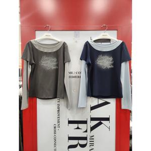 [인터크루]여성)레이어드보트넥쭉티 ITA1TR53A