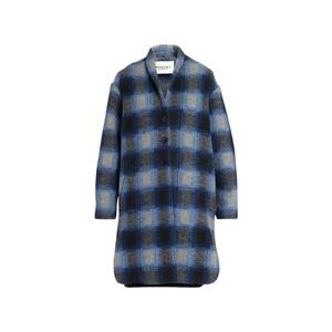 가브리엘 GABRIEL 체크 울 코트 네이비 MA0019FA A3D27E 30NA