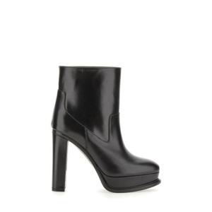 알렉산더맥퀸 여성 블랙 미들 부츠 734969_WHSW01000