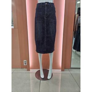 [수스]H라인 데님 미디스커트 S261BSK252_US