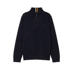 헤지스자켓 VQA HZSW4D327N2 네이비 울 케이블 집업