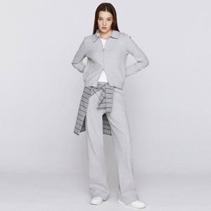 [지오다노]여성 와이드핏 소프트 립 풀밴딩 팬츠 416524/05416524