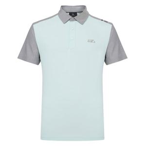 [와이드앵글]남성 TO 톤온톤 배색 반팔 폴로 티셔츠(WMM26293LT)