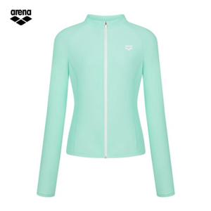 아레나 코어 A6BL1QR41 MNT (주머니백 증정)  여성비치 레귤러핏 집업 래쉬가드 수영복