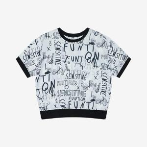 베스띠벨리 세이브존01 레터링반팔블라우스 BKBAE2452