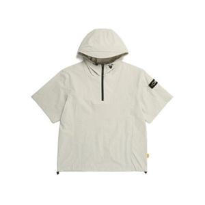 내셔널지오그래픽 NATIONALGEOGRAPHIC N232UFT941 아델리 경량 우븐 스트레치 반팔 아노락 점퍼 OAK BEIGE 5001342103 328990