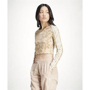 아디다스 ADIDAS AOP 3S 크롭 탑 - 베이지 IY0780 1533577